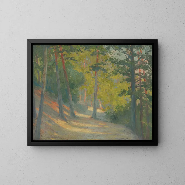 Route vers Bankov - Ludovit Ordok — gerahmtes Bild an der Wand