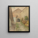 Alte Hof - Ludovit Ordok — gerahmtes Bild an der Wand
