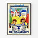 Vintage-Werbeposter für Ultracalcium Schokoladen-Dragees
