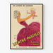 Vintage-Poster Menthe-Pastille Blanche und Grün