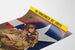 Vintage-Poster eines amerikanischen Militärfallschirmspringers – Wanddekoration