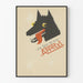 Vintage-Poster Wolf 'Ein Hunger auf den Wolf Appetyl' für Wanddekoration