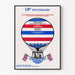 Vintage-Poster Up With English - Lehrreiche Wanddekoration