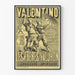 Vintage-Poster Valentino Die Brüder Valjhon Amerikanische Jongleure