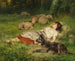 Bergère endormie - Évariste Carpentier — Ansicht des Kunstwerks