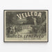 Vintage-Poster Oper Velleda von Ch. Lenepveu — gerahmtes Bild an der Wand
