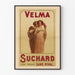 Vintage-Poster Velma Suchard für Wanddekoration
