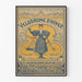Vintage-Poster Fahrrad Internationale Ausstellung Velodrom d'Hiver Brüssel 1895