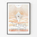 Dekoratives Poster Venus Cloud 9 Observatory – Futuristisches Poster für Weltraum und Astronomie