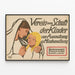 Vintage-Poster zum Schutz von Kindern vor Ausbeutung und Misshandlung — gerahmtes Bild an der Wand