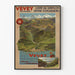 Vintage-Poster Vevey Simplon-Linie - Wanddekoration Schweizer Reise