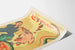 Vintage-Vietnamesischer Propagandaposter mit symbolischer Figur und Tieren