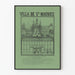 Vintage-Poster Villa de Saint-Maurice - Retro-Wanddekoration