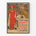 Vintage-Poster Ausstellung der Goldenen Vlies in Brügge 1907