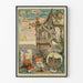 Vintage-Poster 41. Bundesfest der Turnkunst Nancy 1919