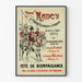 Historisches Poster des Lorraine-Fahrzeugs in Nancy 1909 - Vintage-Wanddekoration