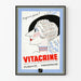 Vintage-Poster Vitacrine Wanddekoration im Retro-Stil