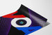Dekoratives Poster Voix de l'Amérique - Vintage geometrisches Poster