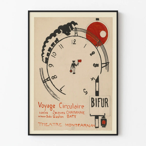 voyage-circulaire-maquette-daffiche-maquette-daffiche-train-circulant-autour-dun-cadran-de-pendule