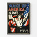 Vintage-Poster Amerika Wake Up America Day 1917