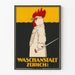 Vintage-Poster Waschanstalt Zürich AG – Retro-Wanddekoration