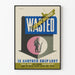 Wanddekoration Poster Wasted Clothing Equipment - Militärische Warnmeldung