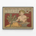 Vintage-Poster Waverley Cycles - Wanddekoration Jugendstil — gerahmtes Bild an der Wand