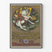 Vintage-Dekorationsposter von Sankt Georg und dem Drachen - Historischer Kriegs-Poster