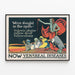 Vintage-Poster über ansteckende Krankheiten und Syphilis — gerahmtes Bild an der Wand