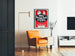 Vintage-Poster When You Come Back to Georgia - Musikalische Wanddekoration
