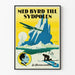 Vintage-Poster 'Mit Byrd am Südpol' – Skandinavische Wanddekoration