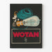 Vintage-Poster Wotan elektrische Glühbirne Wanddekoration