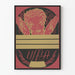 Vintage-Poster WPA Frau mit Blumen und Weizen