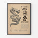 Vintage-Poster Drache - Asiatische Kunst Ausstellung in Krakau