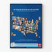 Yiddish-Aktionszensus 2010-Poster – Vintage-Wanddekoration mit sozialem Thema