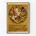 Vintage-Militärposter 1914-1917 Wanddekoration Ritter und Drache