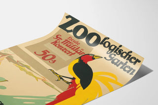 Vintage-Poster Zoo Aquarium Militärkonzert