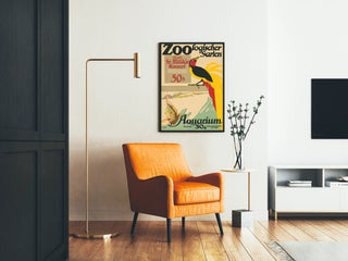 Vintage-Poster Zoo Aquarium Militärkonzert