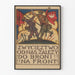 Vintage-Poster polnischer Militärpropaganda – Historische Wanddekoration